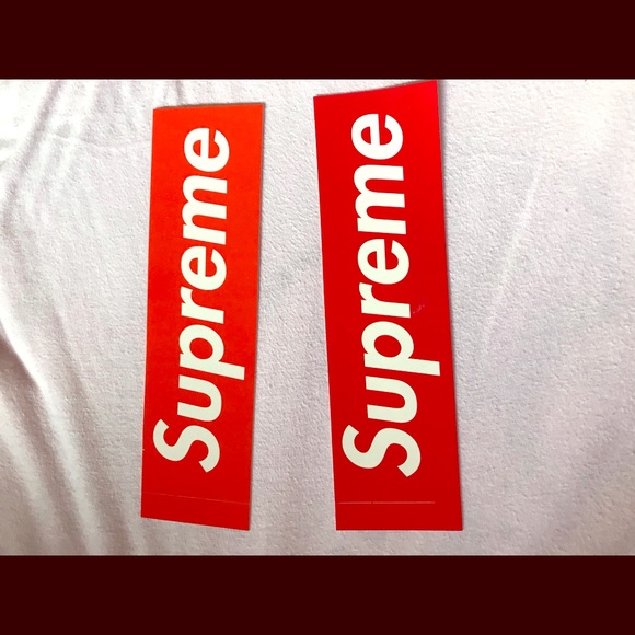 Supreme Other - Two official Supreme box logo stickers